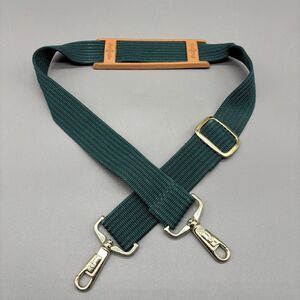 Luggage Bag Strap Vintage Atlantic Adjustable Shoulder 1.5" Wide Green Nylon